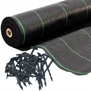 Agrotextília - Agrotextilné mulčovanie (proti burine) Bradas čierny 80 x 10000 cm 90 g/m²